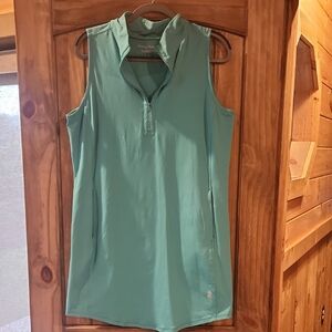 Tommy Bahama Aqua Fitted IslandZone Collection Active Dress